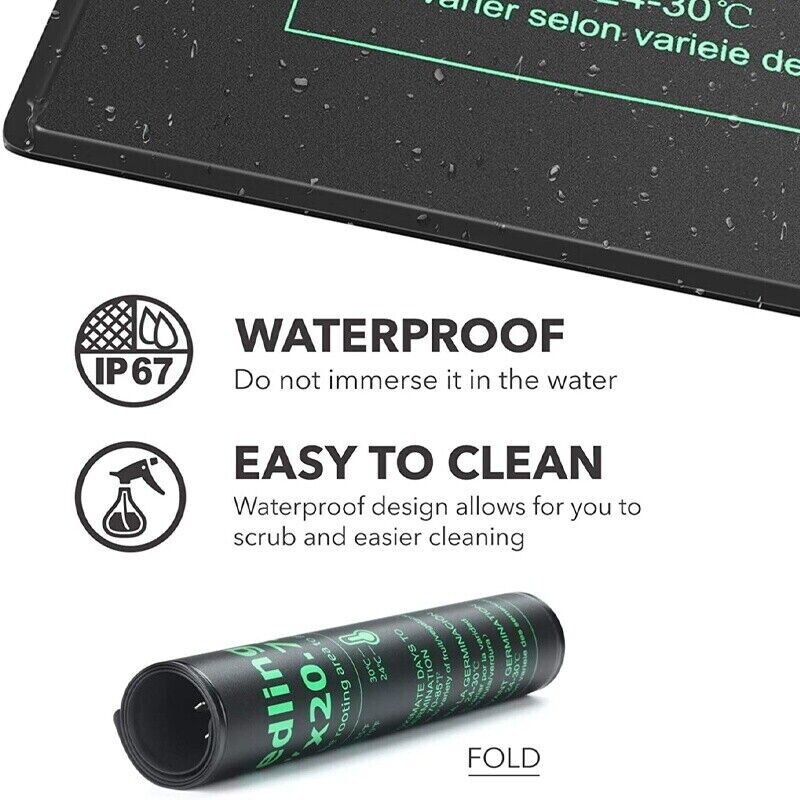 Seedling Heat Mat - LERWAY 21W Fide Isıtma Matı AB