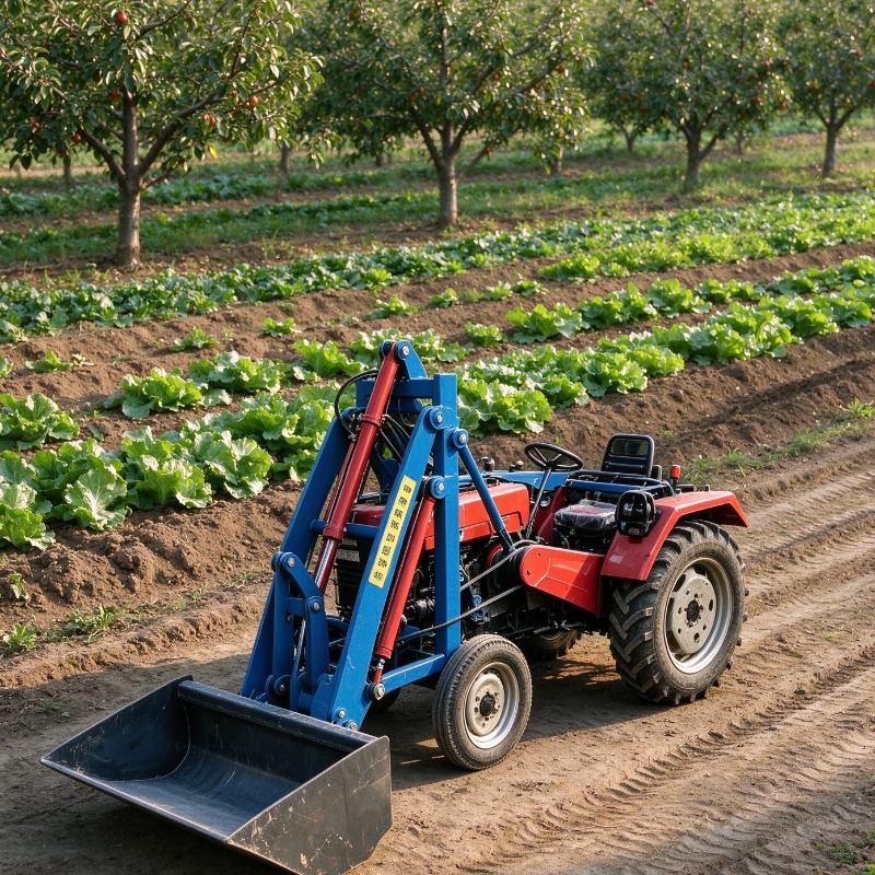 Farming Jobs - Kompakt Hidrolik Tarım Traktörü Ön Yükleyici,